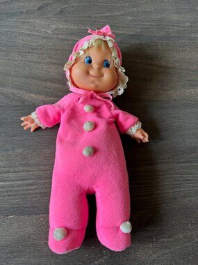 Vintage Mattel Pink Baby Beans - original owner